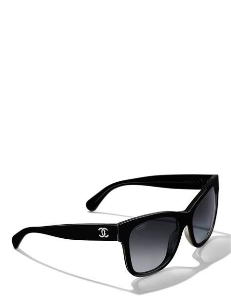 chanel 5380 black sunglasses|Chanel Square Sunglasses CH5380 56 Grey & Black Polarised Sunglasses .